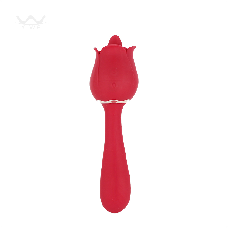 【LM-15112】Rose vibrator with Tongue licking