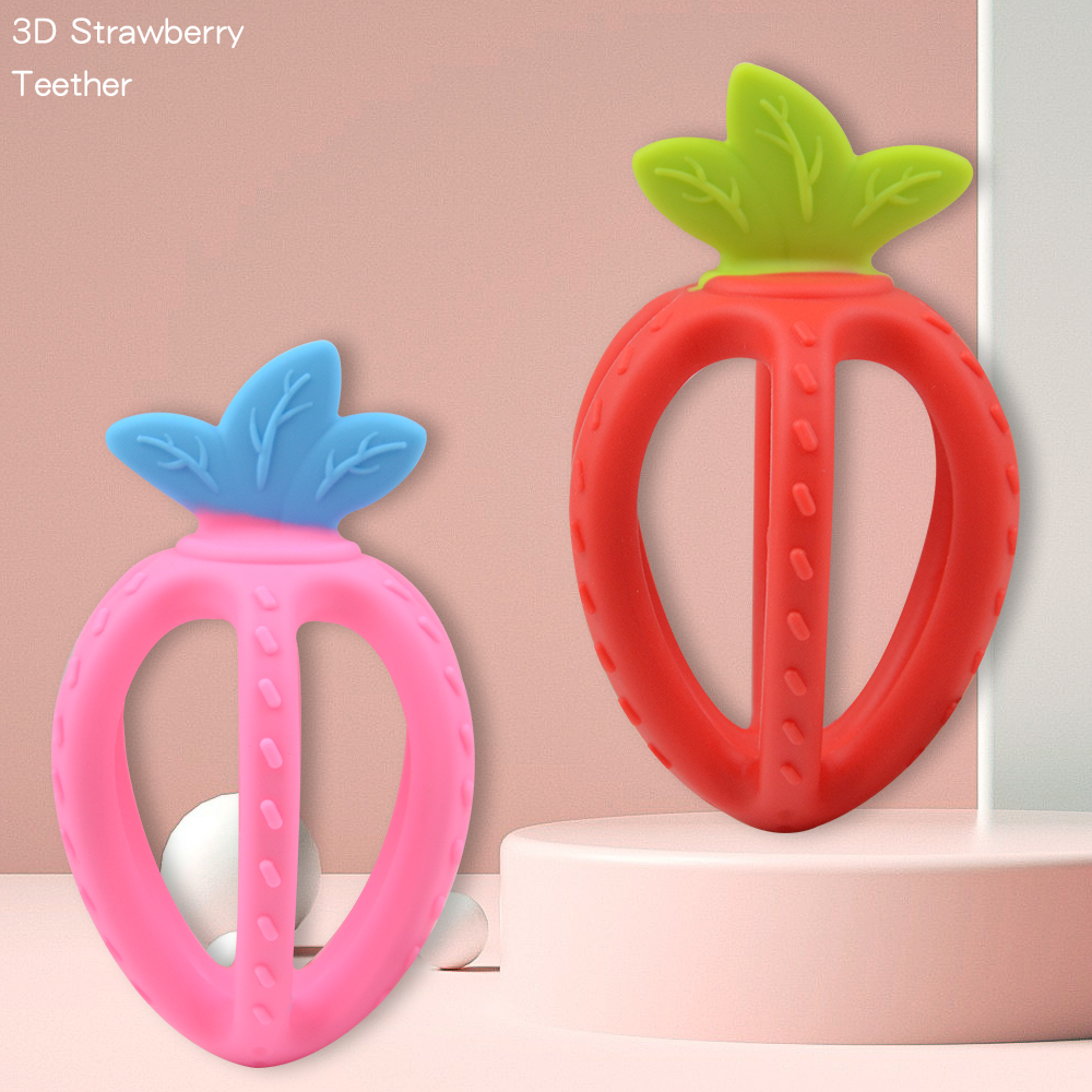 Strawberry stereo tooth gum