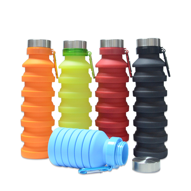 Foldable Sililcone Sport Water Bottle