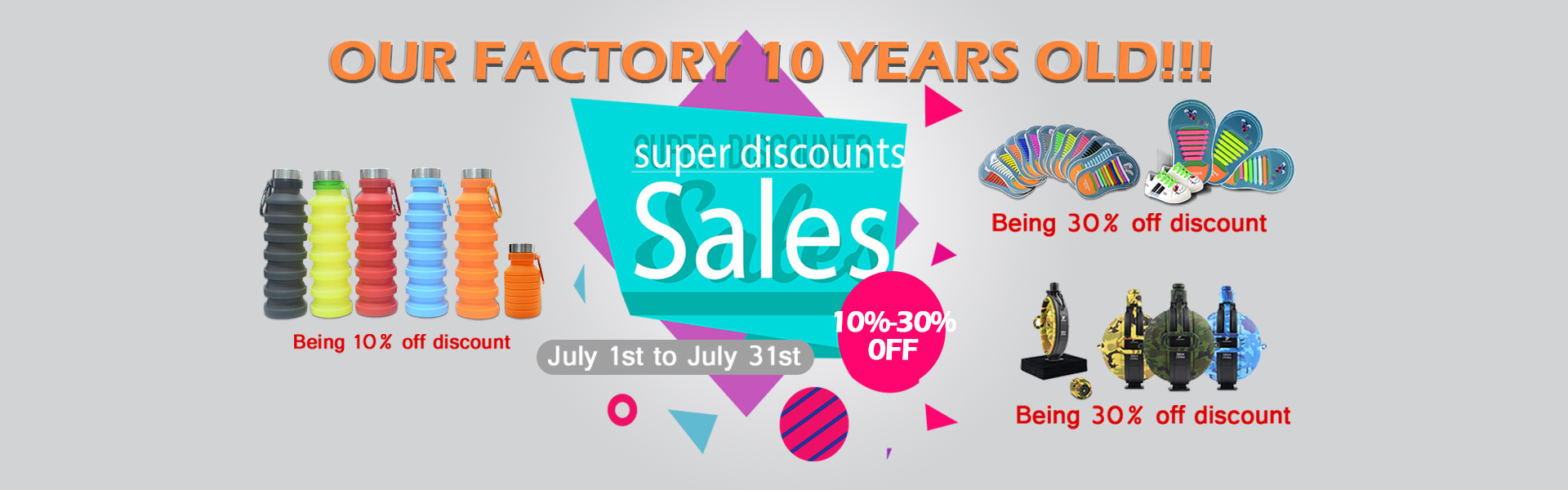 Yuanfeng 10th Anniversary，30% off Amazon hot products