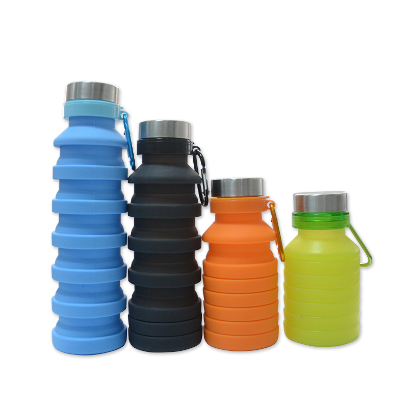 silicone foldable water bottle