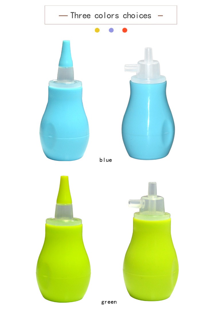 Safety Baby Healthcare BPA Free Silicone Vacuum Baby Mucus Nasal Aspirator 19