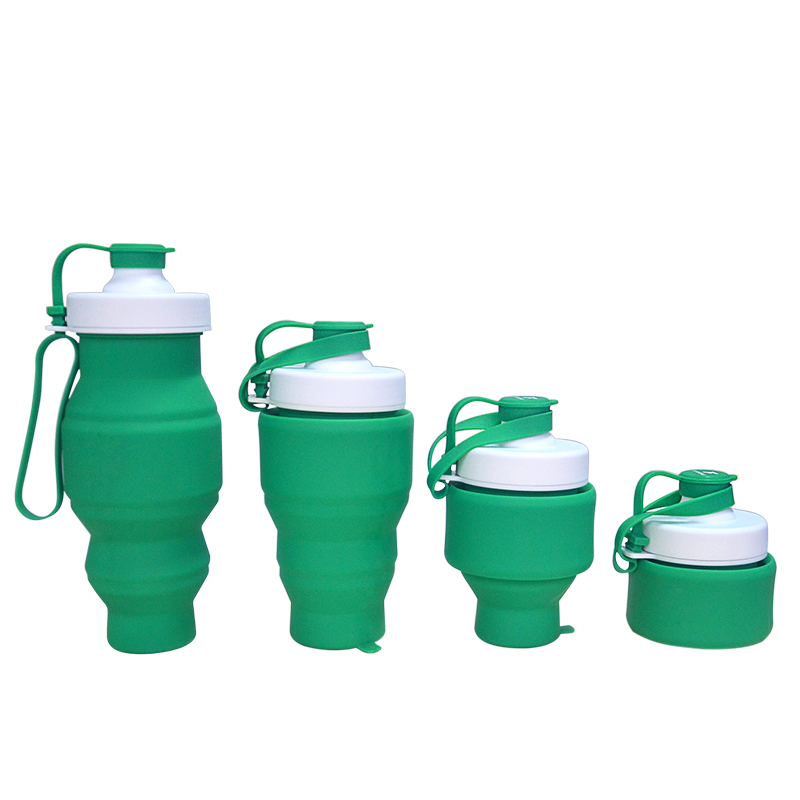 water bottle with custom logo Promotional Gift 530ml Foldable kids water bottle