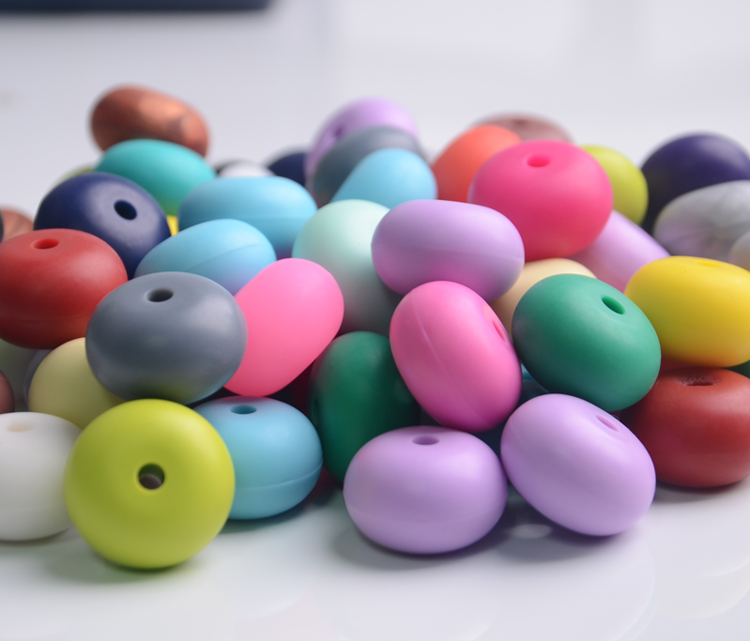 hot selling beautiful silicone beads for jewelry making 3