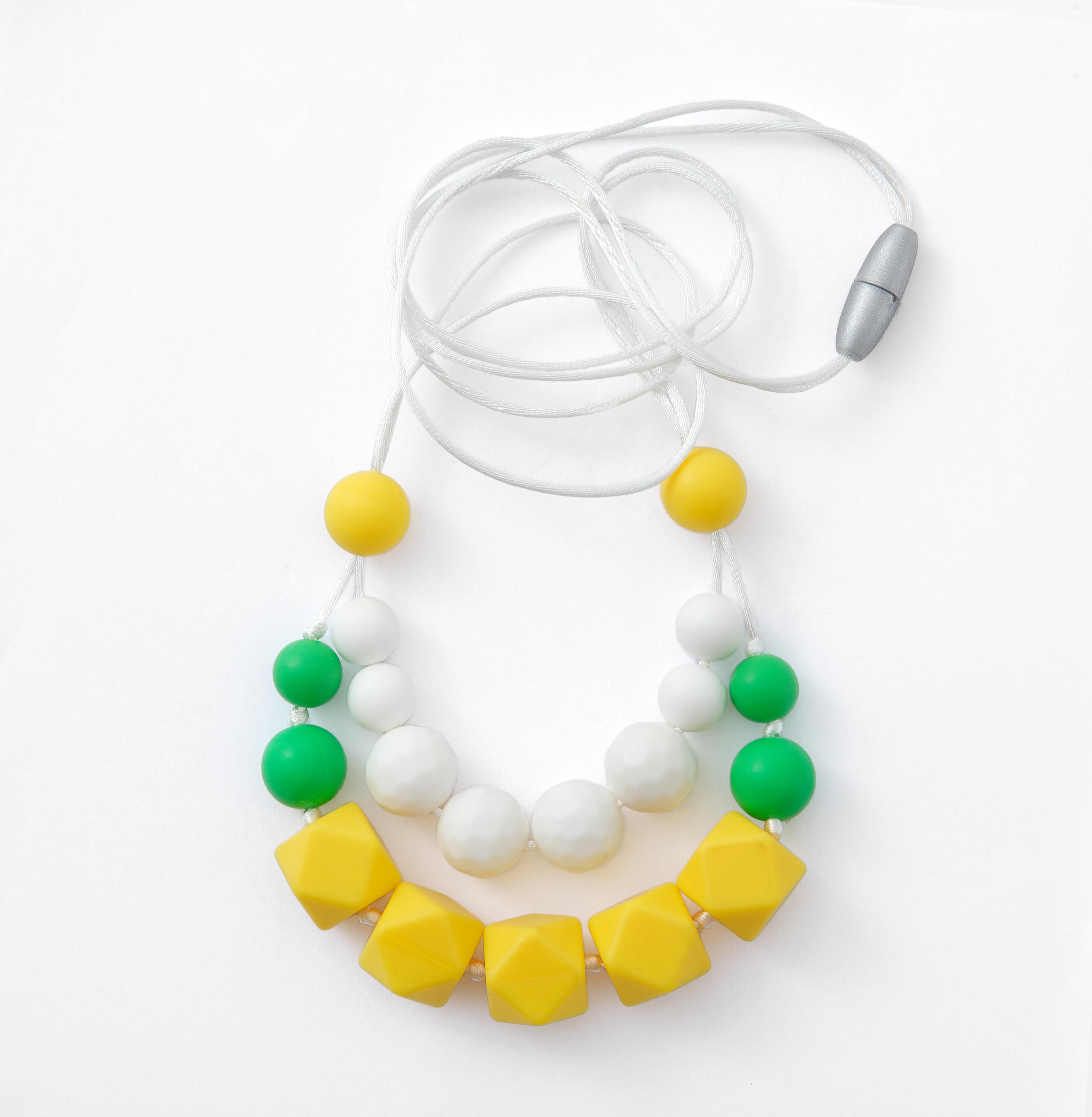 Amazon Necklaces Food Grade Silicone Beads Teething Necklace 23