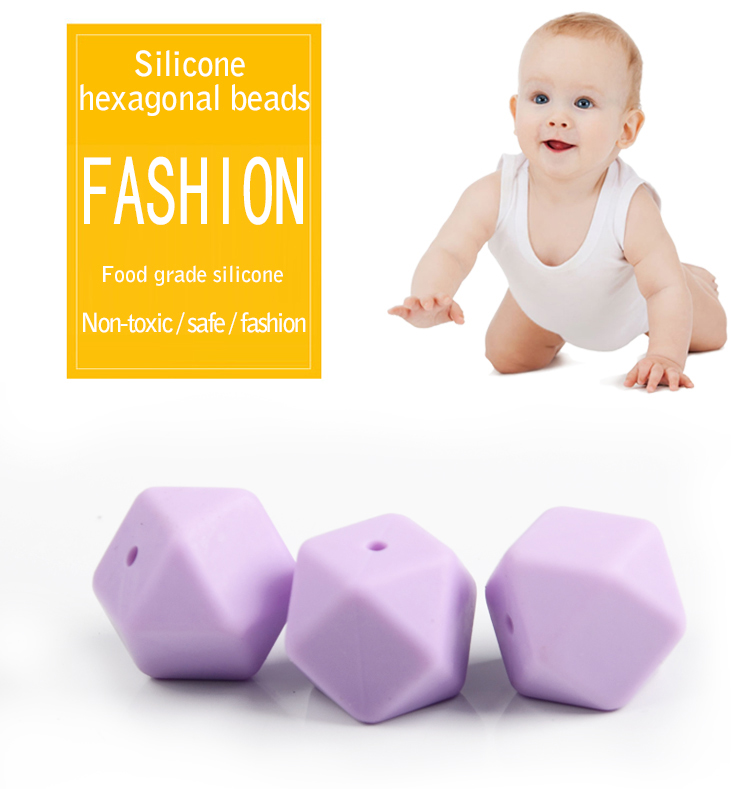 Silicon Rubber Baby Chewable Silicone Beads 5