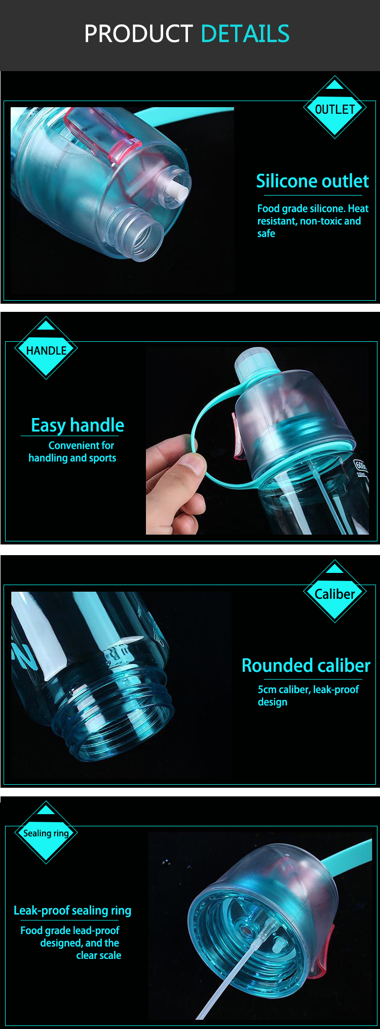  High Quality Spray Water Bottle 11