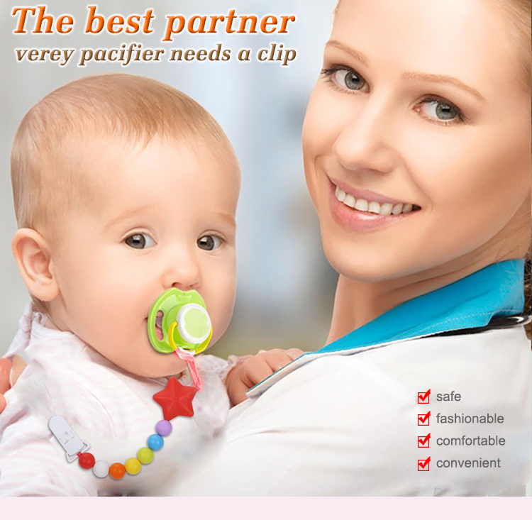  High Quality baby teether silicon holder 3
