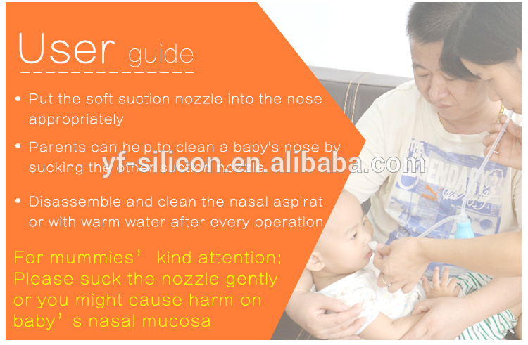nose vacuum cleaner silicone nasal aspirator pump for babies 17