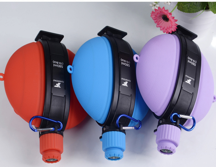 2018 New Design Foldable Collapsible Silicone Water Bottle Vacuum Flask 17