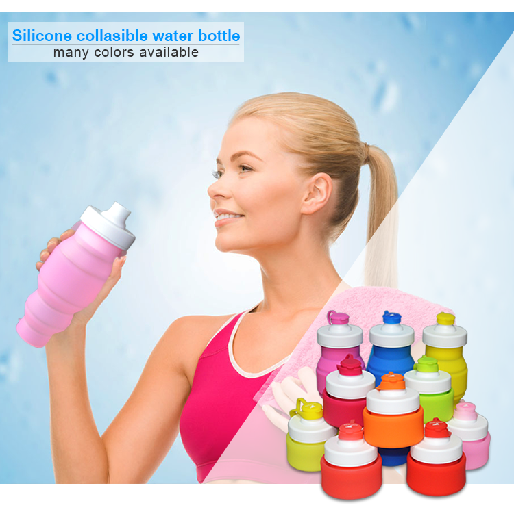 Soft Silicone Sport Water Bottle 9