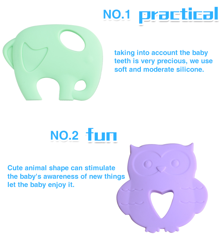 Newest unique designed bpa free food grade starfish silicone teether baby 11