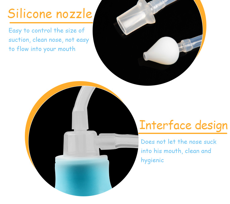 FDA Silicone Nose Cleaner Baby Mucus Babys Nasal Aspirator 21