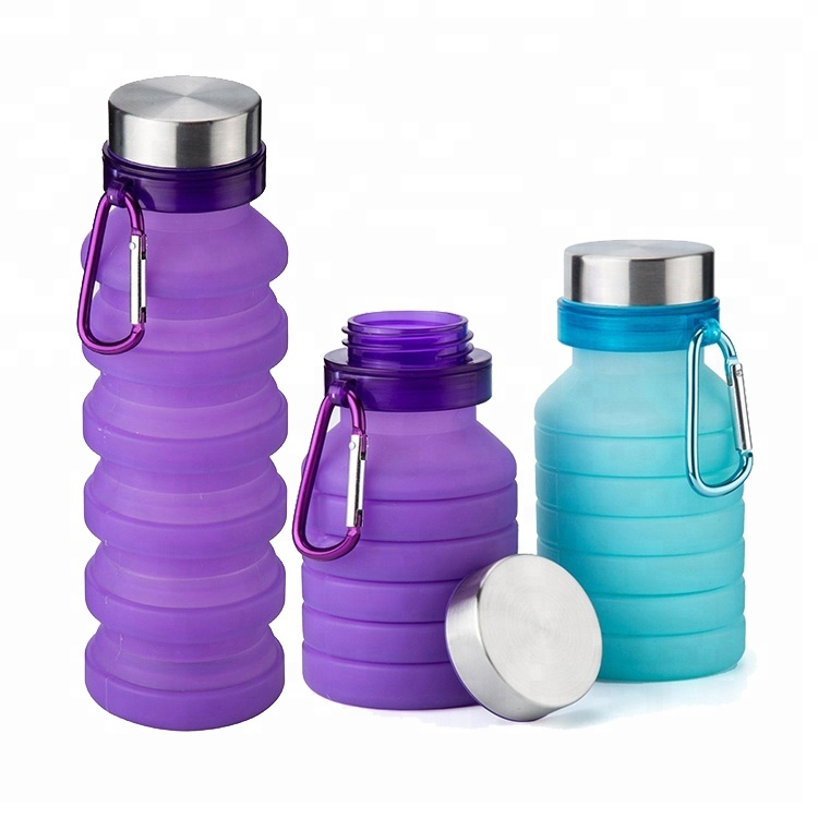 Bpa Free Leak-Proof Sports Waterbottle Foldable Collapsible Water Bottle 41