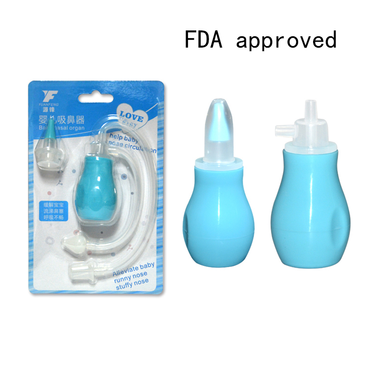 BPA Free Safety Baby Silicone Baby Mucus Nasal Aspirator