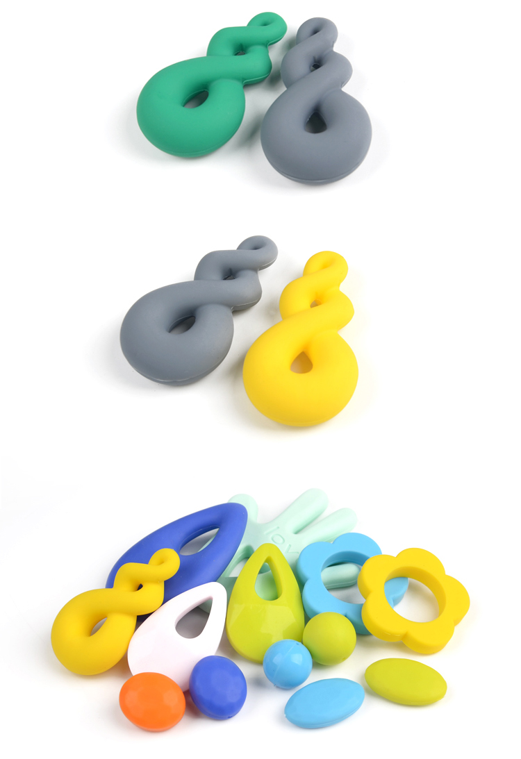 2pieces -FDA Approved Silicone Chew Brick Sensory Chewing Necklace Perfect Chew Toy For Autism 13