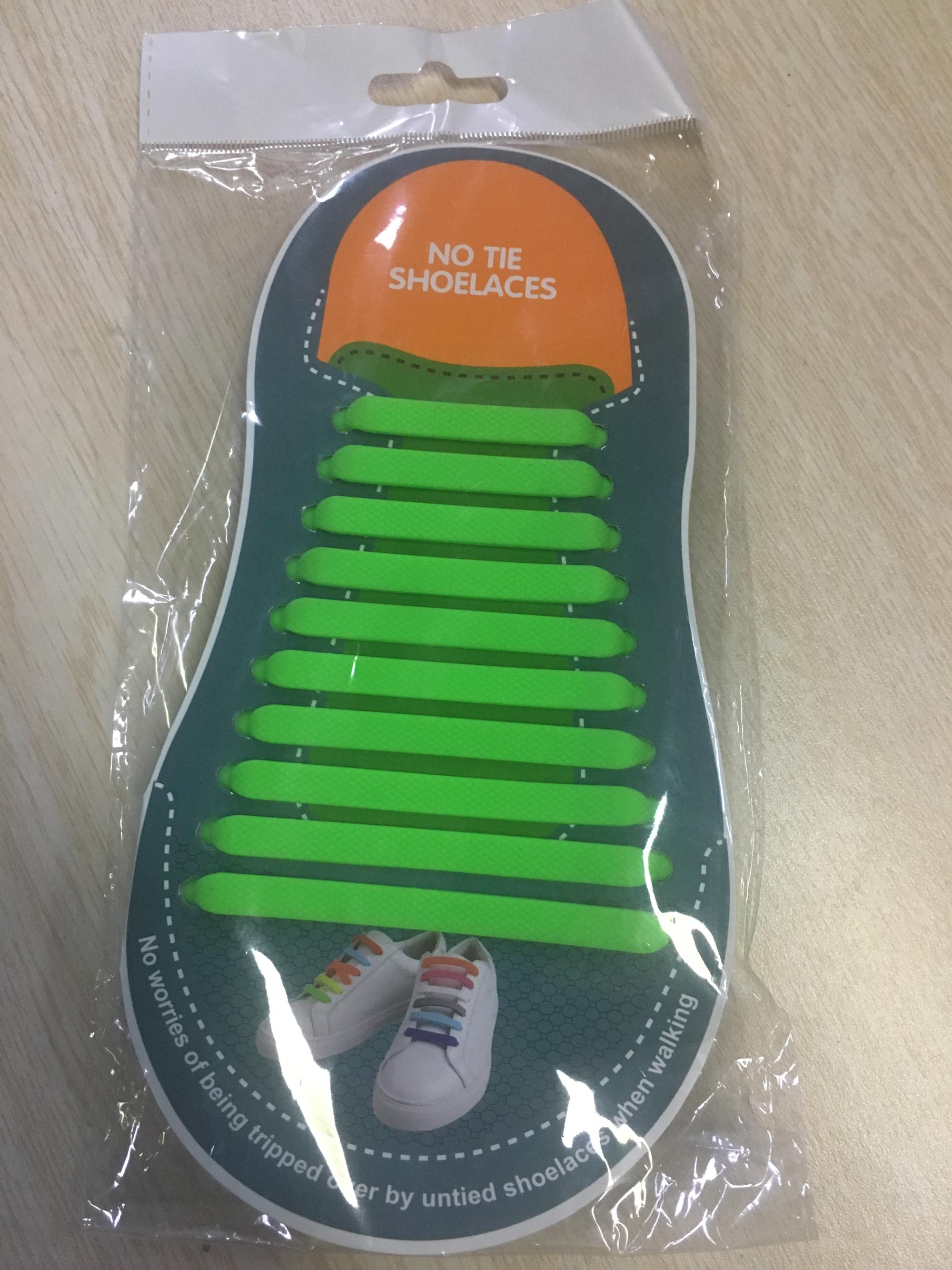 Amazon Promotional Gift Elastic Customized Lazy No Tie Silicone Shoelaces 25