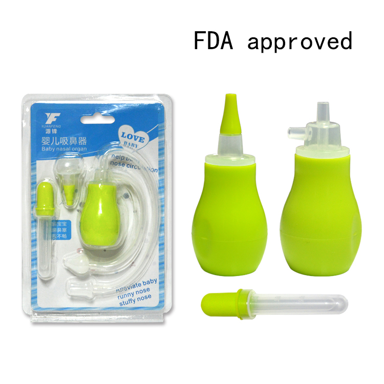 New Products Soft Baby Nasal Aspirator/Nose Cleaner with FDA Silicone