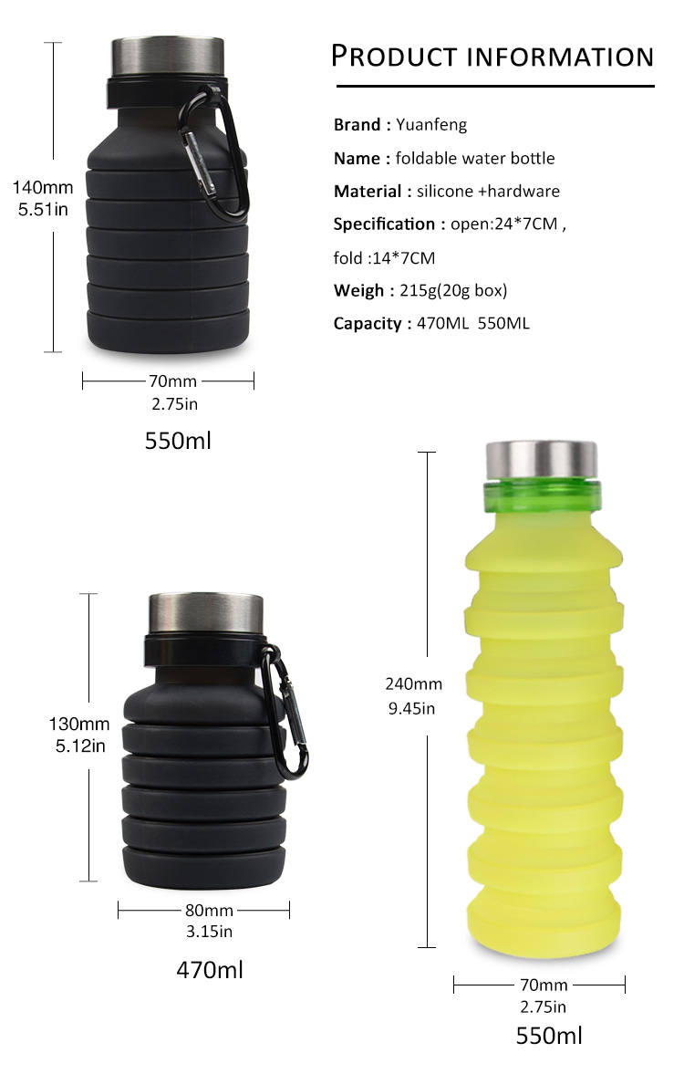  High Quality Folding Water Bottle 5