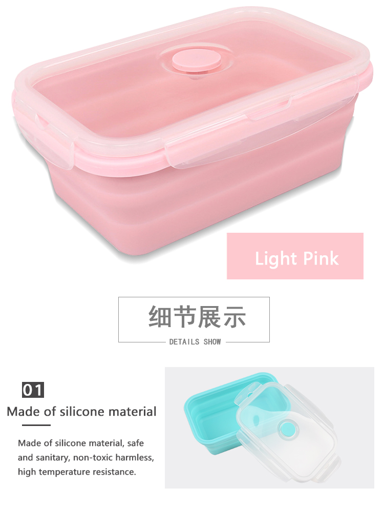 School Bento Silicone Lunch Box For Kids Bento Lunch Box Leakproof Kids 13