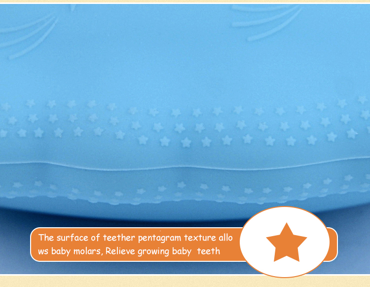 Baby product high quality Bpa Free Baby Soft Silicone Teether Mitten 15