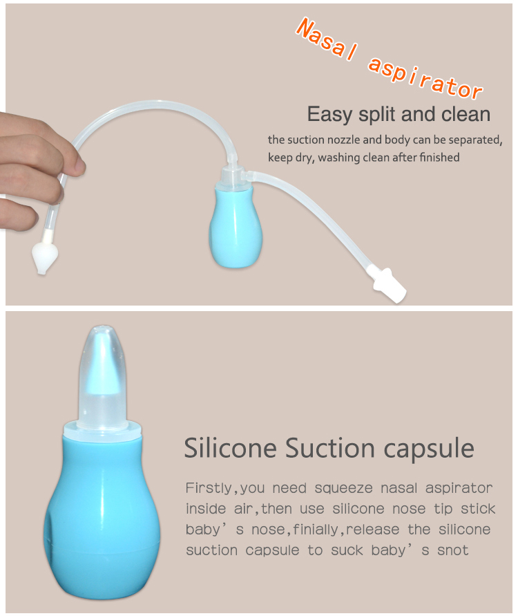 Safety high Quality convenient silicone nasal aspirator for babies 7