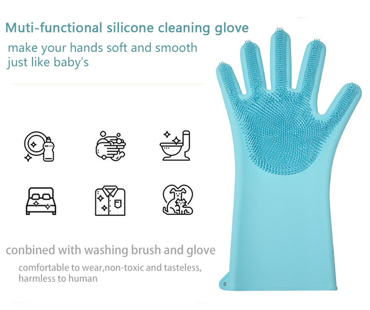  High Quality Silicone Gloves For Washing Dishes 5