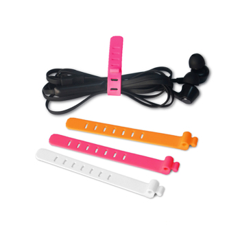 Colorful-Reusable-Silicone-Cable-Tie-with-Logo