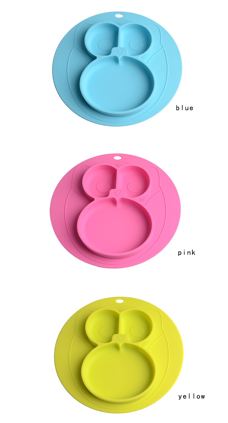 Wholesale anti-skidding baby feeding bowl suction mat 17