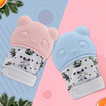 Bpa-Free-Panda-logo-Baby-Silicone-Teether