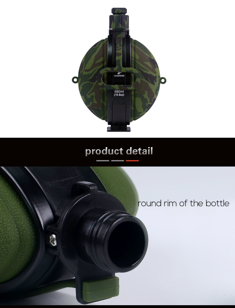 Non-Toxic Foldable Silicone Collapsible Compass Water Bottle Silicone Travel Bottle 11