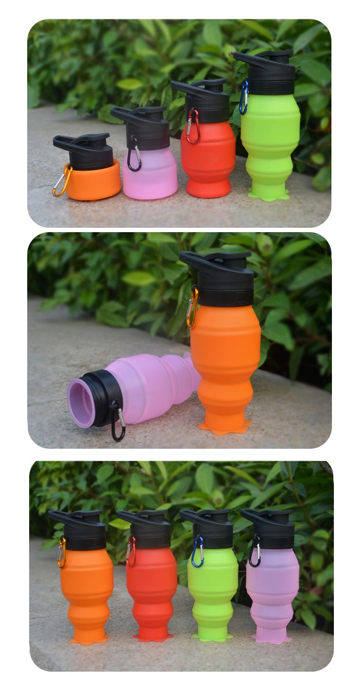 Silicone Water Bottle Travel 15