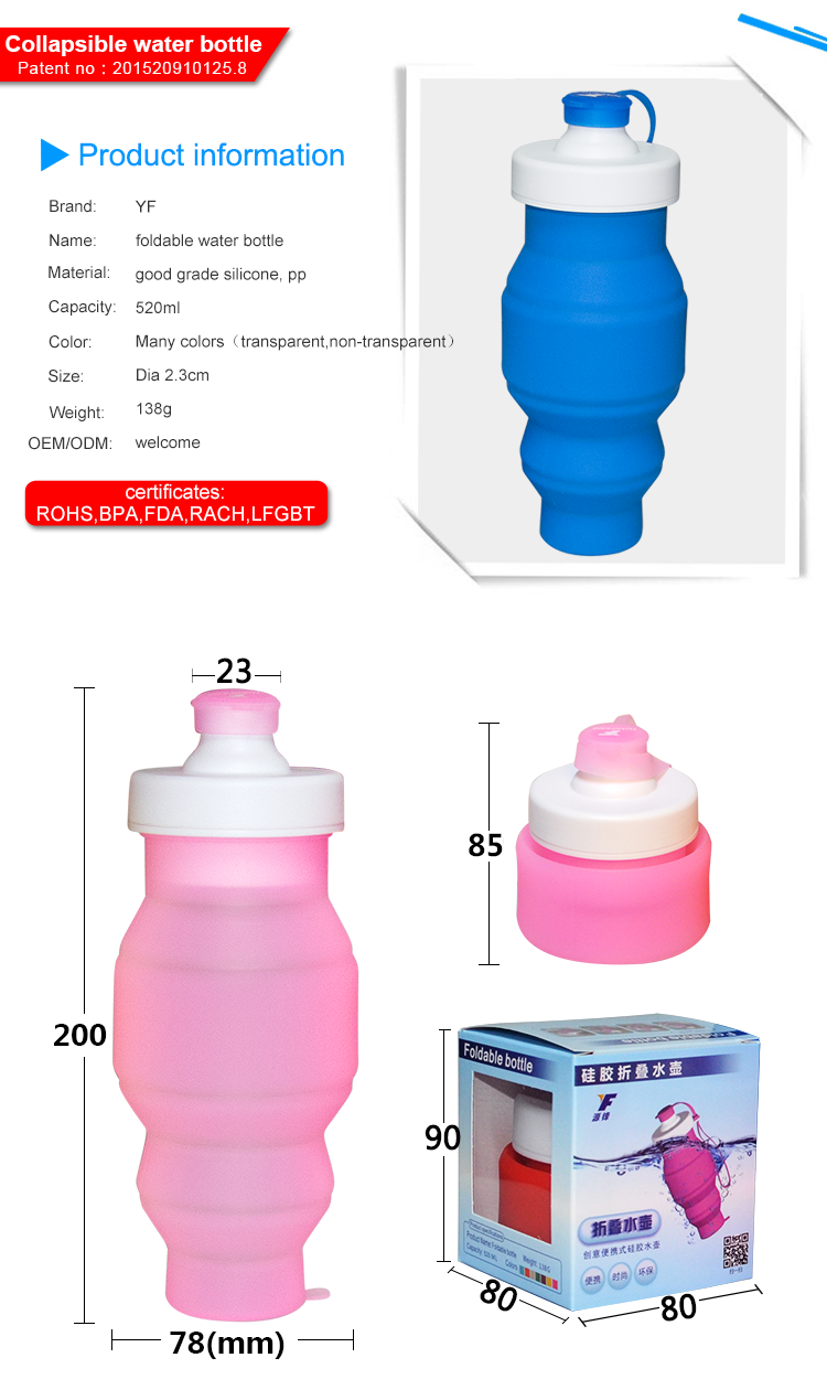 Wholesale 520ml Sport Bottle Student Kid Water Bottle With Straw 19