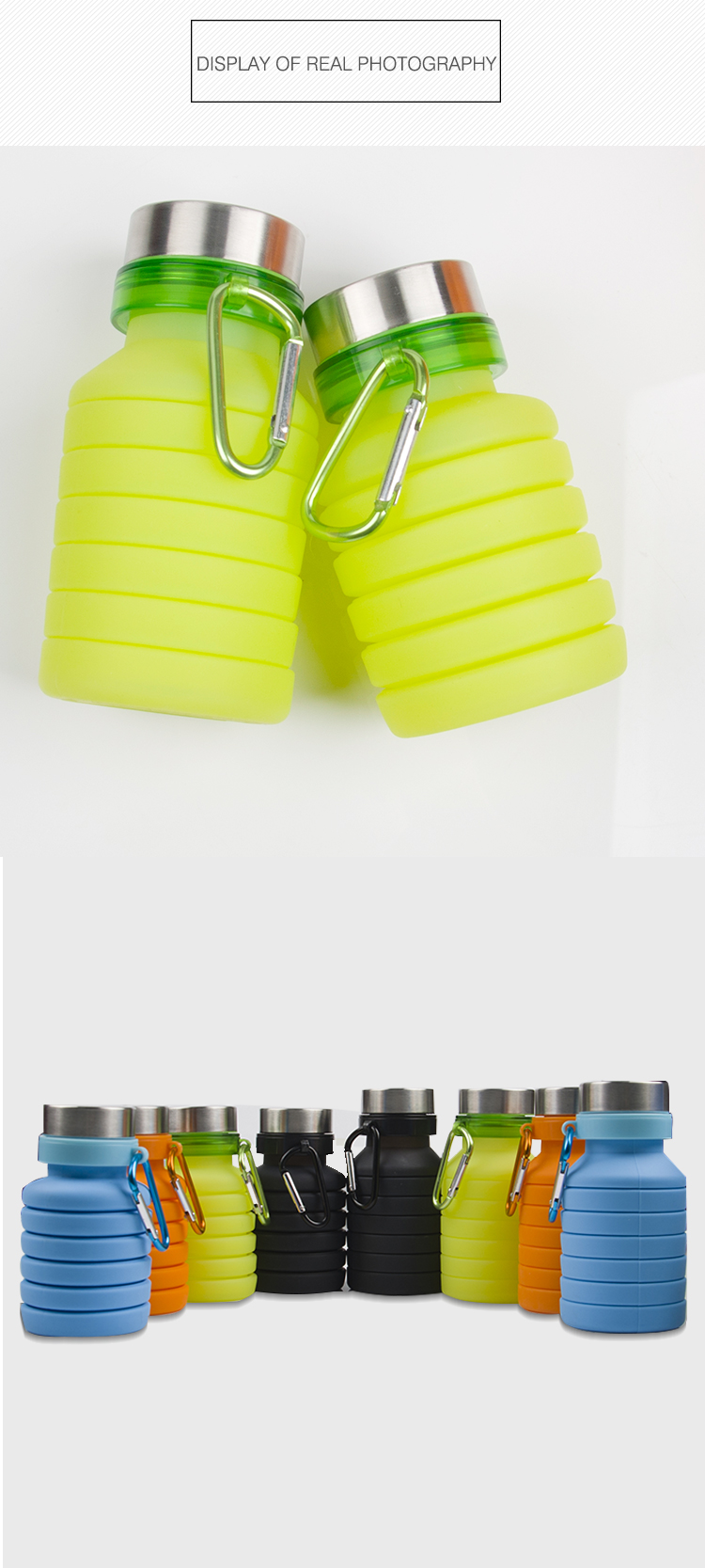 Foldable Cheap Promotional Shaker Water Bottle Collapsible Sports Water Bottle Bottledjoy 19