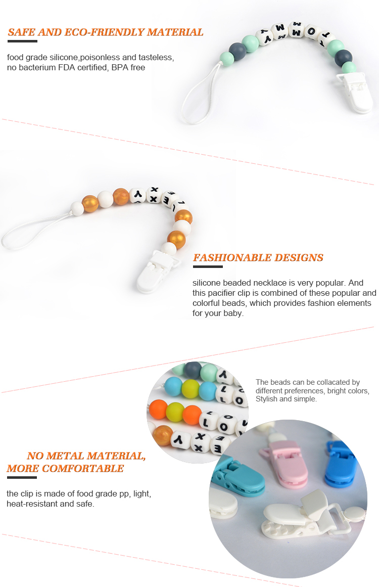  High Quality Clip Pacifier Chain 9