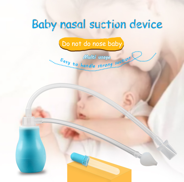 BPA Free convenient silicone baby nasal aspirator 3