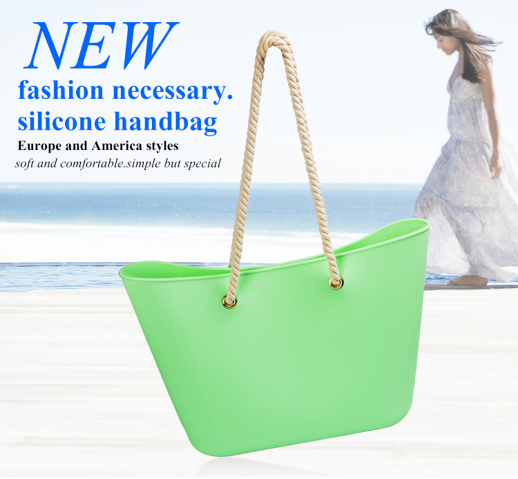 Customized elegant flexible Silicone Handbag 3