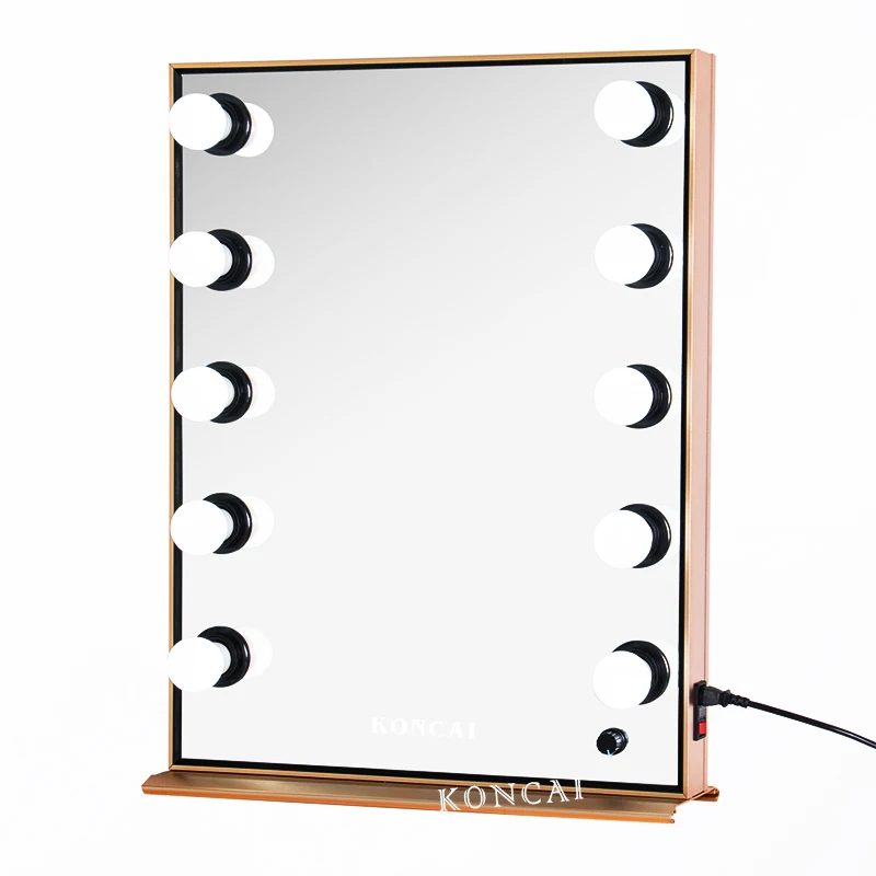 Star Feel Hollywood Style Vanity Lighted Makeup Mirror  KC-570 gold