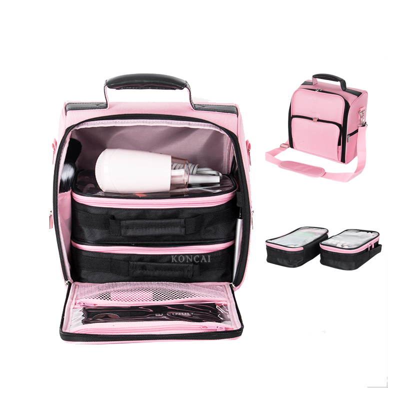 nylon makeup storage Beauty Case Cosmetic Organizer bag