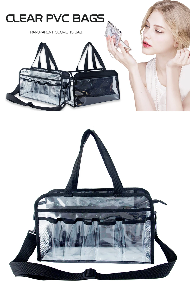 One Side Black Ladies Nylon Cross-body Bag With Zipper KC-CZ06