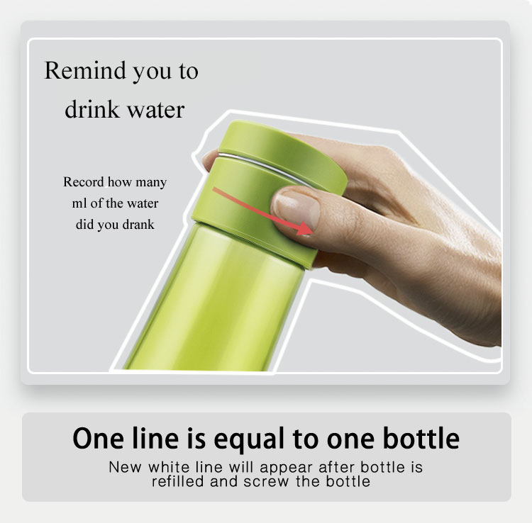 Promotional Outdoor Tritan material Smart Water Bottle with Reminder