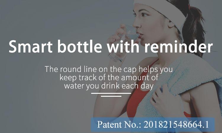 Promotional Outdoor Tritan Material Smart Water Bottle With Reminder 4