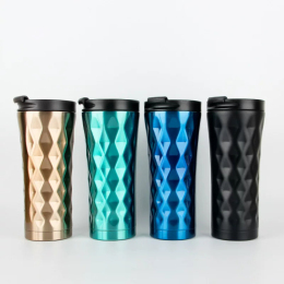 New Thermo Travel Coffee Mug with a Portable Handle Stainless Steel Coffee Mugs