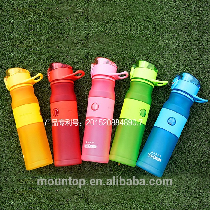 2016 promotional gift items souvenir water bottle, colorful sports bottle, hiking bottle with handle