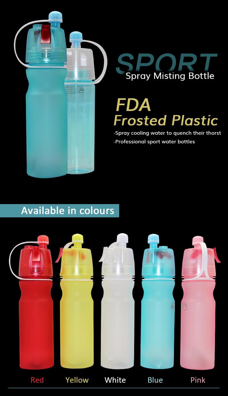  High Quality plastic hiking water bottle mister 3