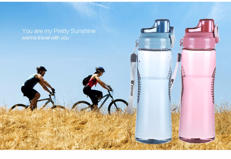 Wal-Mart water bottles made in China Plastic drinking sport bottle, Simple design space bottle