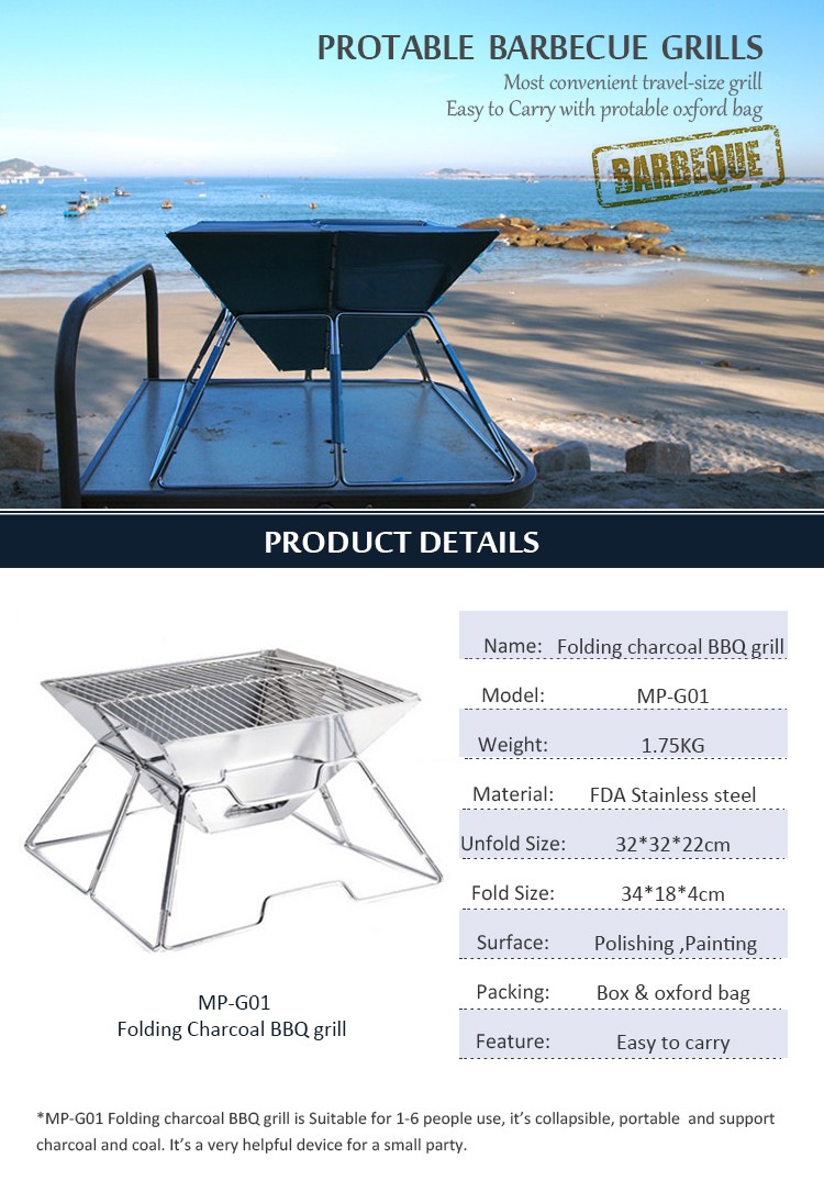 3C approved small size tripod bbq grill charcoal barbecue grill