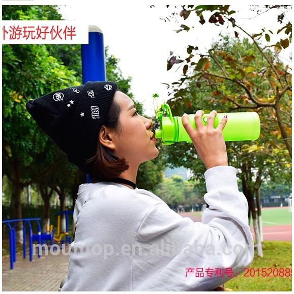 Gadget 2016 innovative eco squeeze water bottle customized sports joyshaker bottle