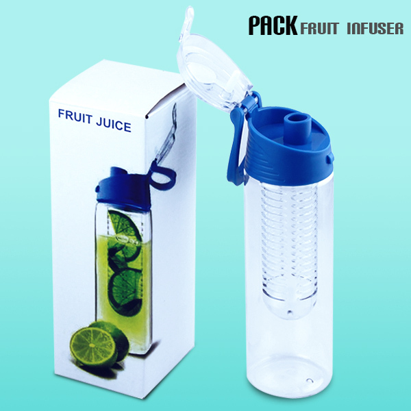 New Portable Sport Glass Tea Juice Filter Water Bottle With Plastic Screw Lid 11