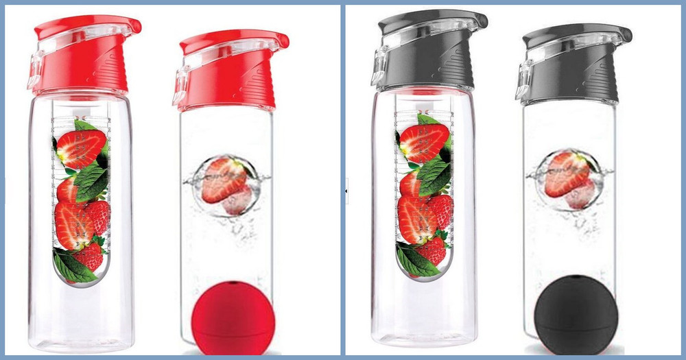 Food Grade Sports Drinking 800ml Plastic Water Fruit Infuser Bottle Promotional Water Bottle